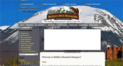 Desktop Screenshot of buffalomountainmanagers.com